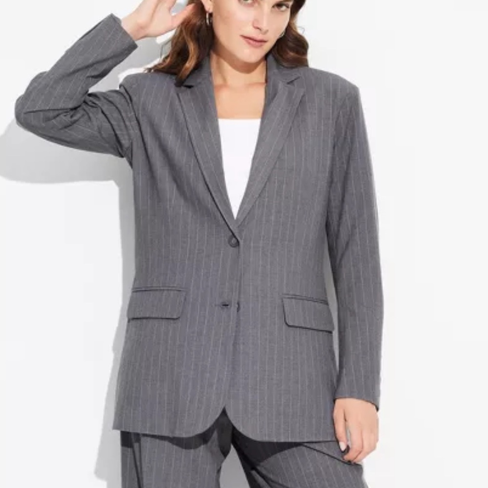 Pinstripe blazer